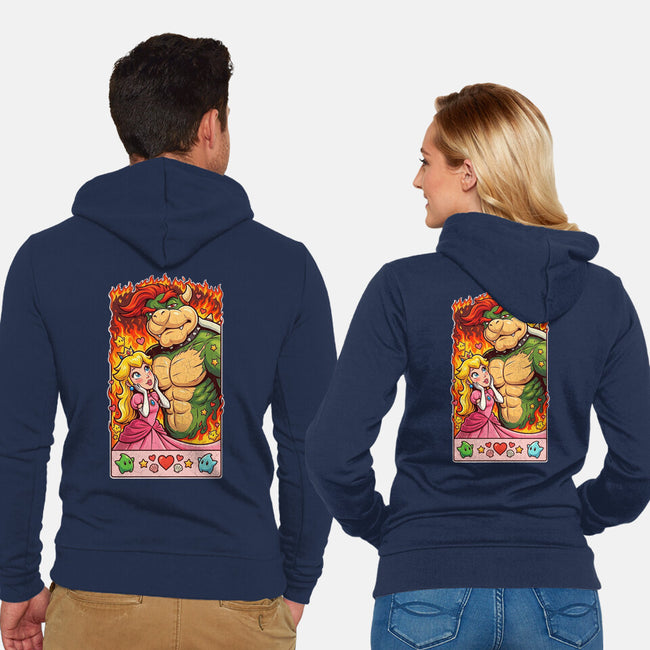 Sexy Bowser-Unisex-Zip-Up-Sweatshirt-Millersshoryotombo