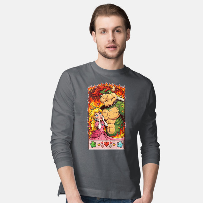Sexy Bowser-Mens-Long Sleeved-Tee-Millersshoryotombo