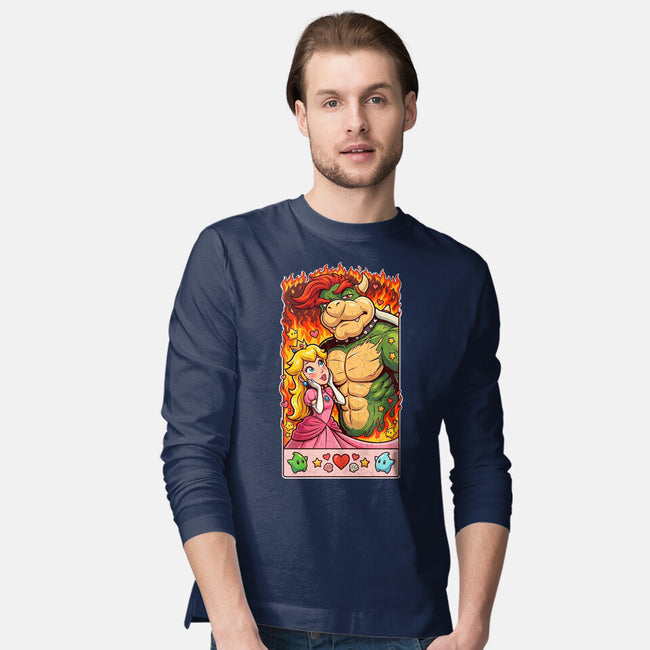 Sexy Bowser-Mens-Long Sleeved-Tee-Millersshoryotombo
