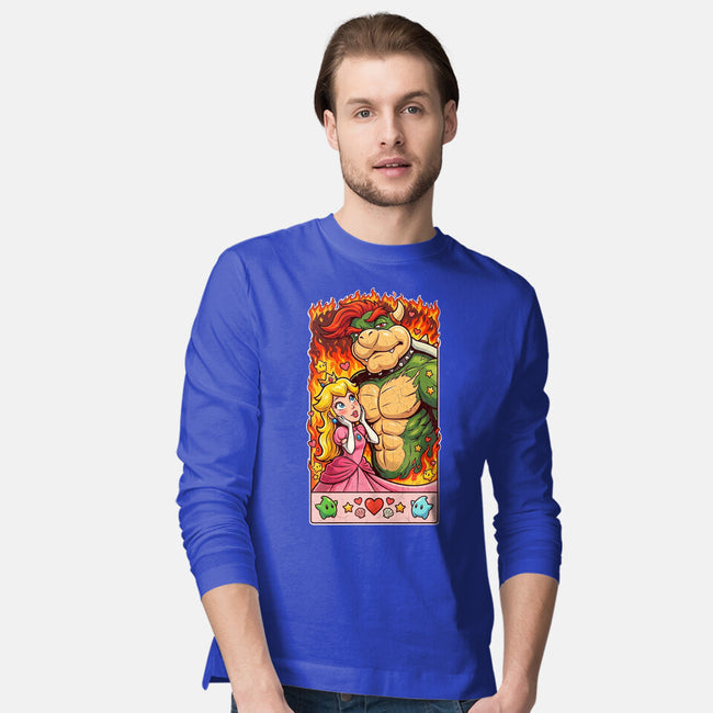 Sexy Bowser-Mens-Long Sleeved-Tee-Millersshoryotombo