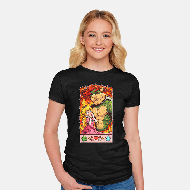 Sexy Bowser-Womens-Fitted-Tee-Millersshoryotombo