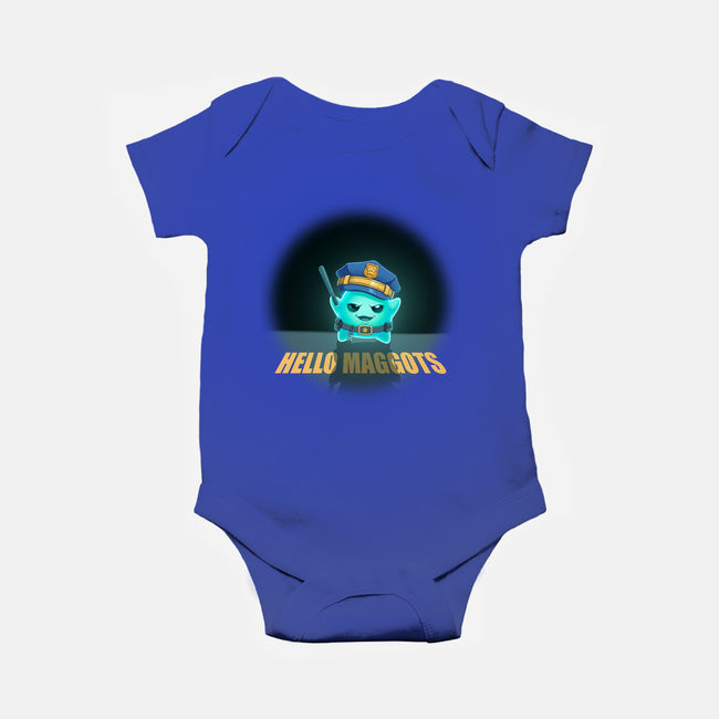 Hello Maggots-Baby-Basic-Onesie-Millersshoryotombo