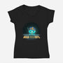 Hello Maggots-Womens-V-Neck-Tee-Millersshoryotombo