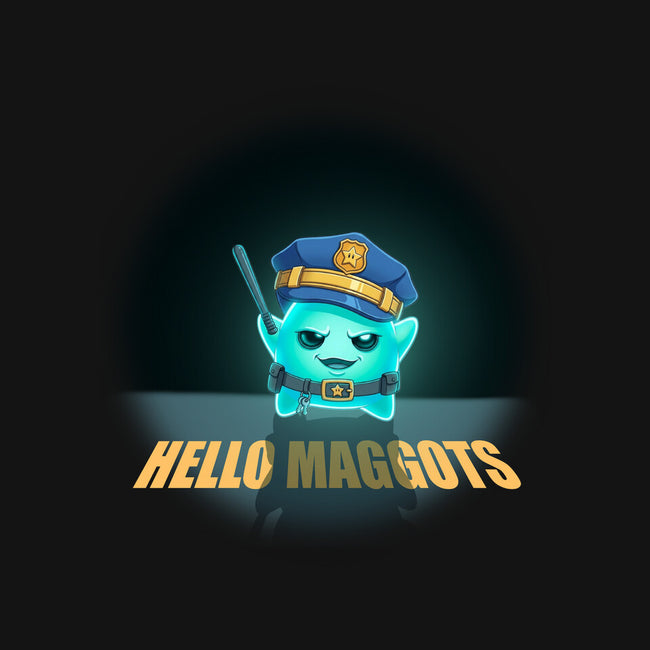 Hello Maggots-None-Glossy-Sticker-Millersshoryotombo