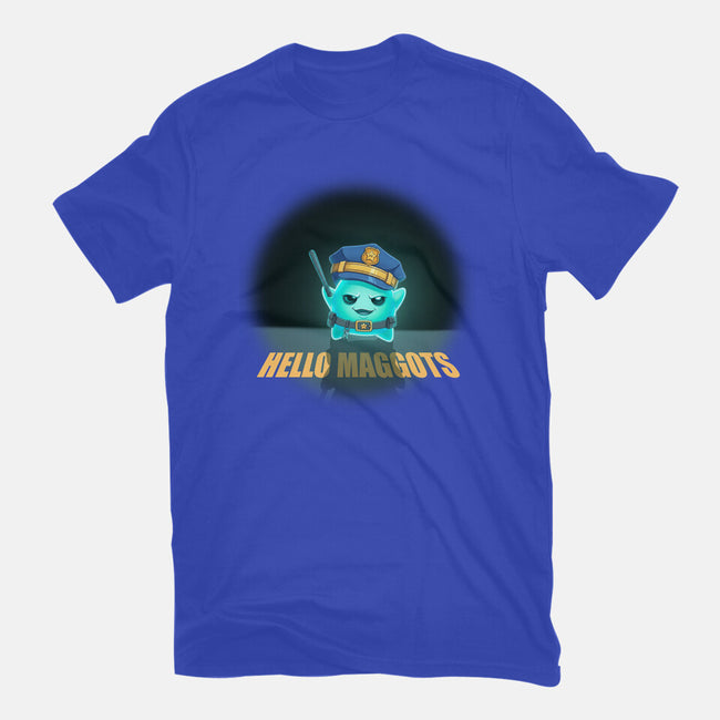 Hello Maggots-Mens-Basic-Tee-Millersshoryotombo