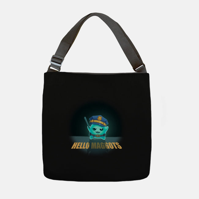 Hello Maggots-None-Adjustable Tote-Bag-Millersshoryotombo