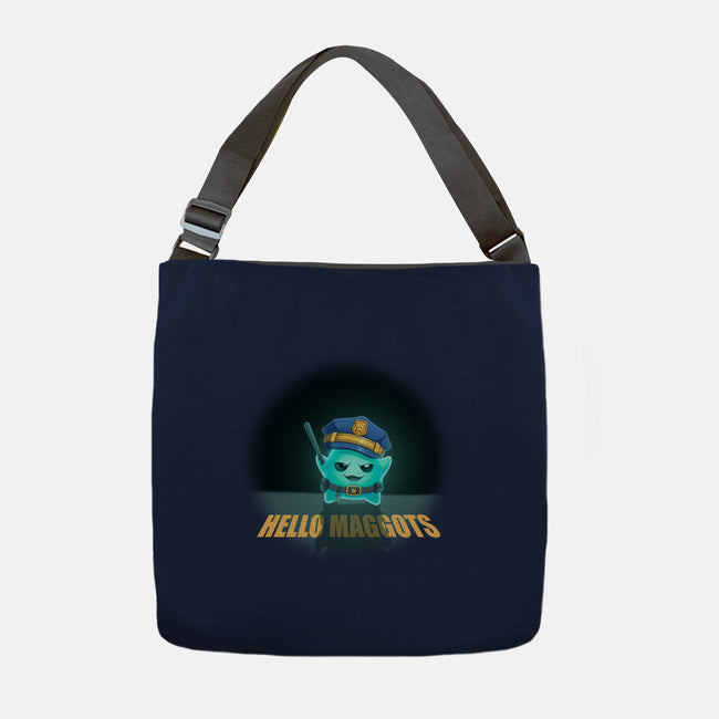 Hello Maggots-None-Adjustable Tote-Bag-Millersshoryotombo