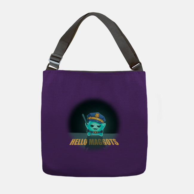 Hello Maggots-None-Adjustable Tote-Bag-Millersshoryotombo