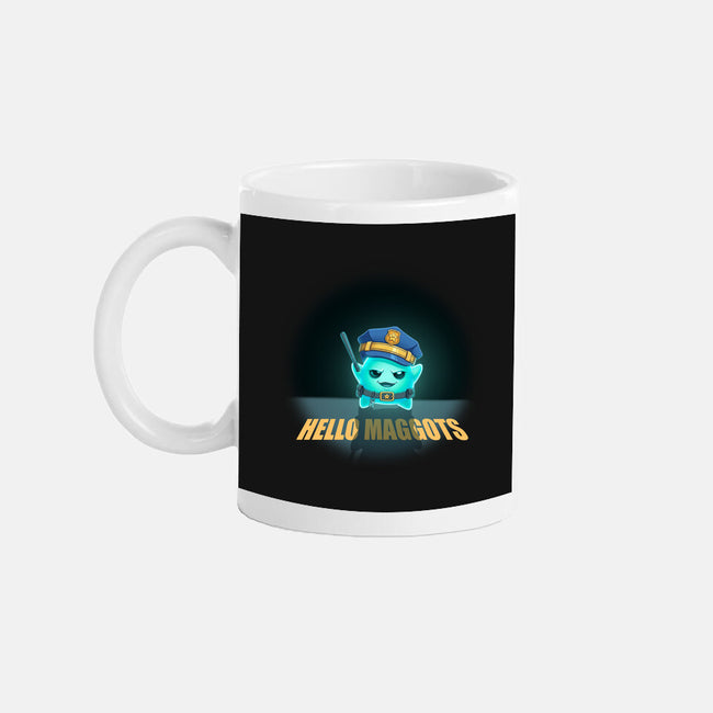 Hello Maggots-None-Mug-Drinkware-Millersshoryotombo