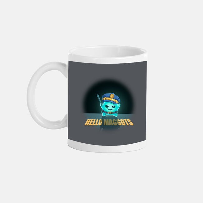 Hello Maggots-None-Mug-Drinkware-Millersshoryotombo