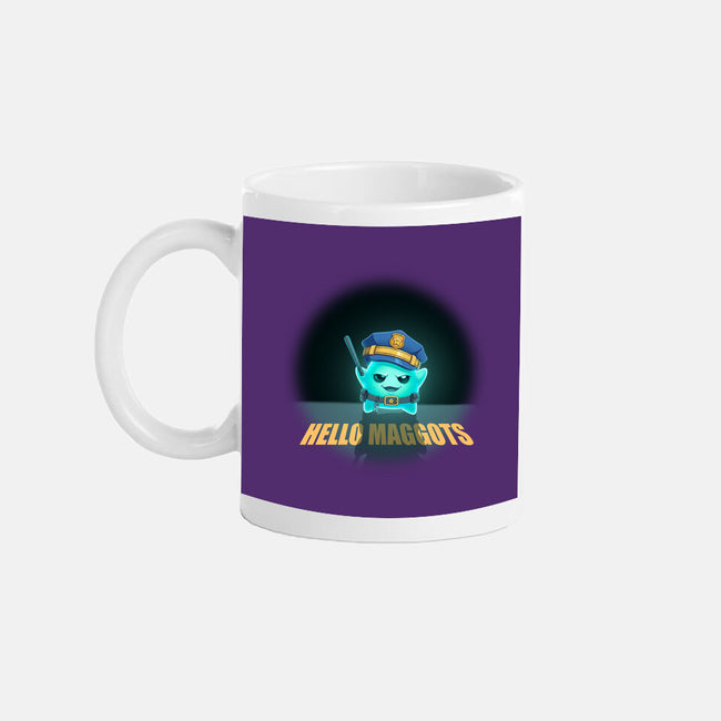 Hello Maggots-None-Mug-Drinkware-Millersshoryotombo