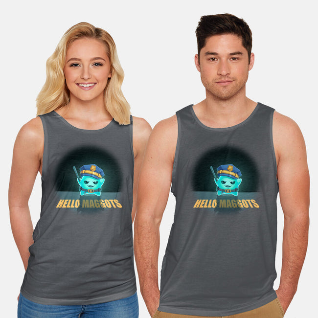 Hello Maggots-Unisex-Basic-Tank-Millersshoryotombo