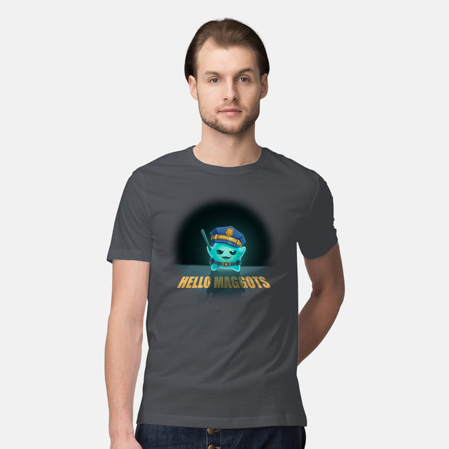 Hello Maggots-Mens-Premium-Tee-Millersshoryotombo