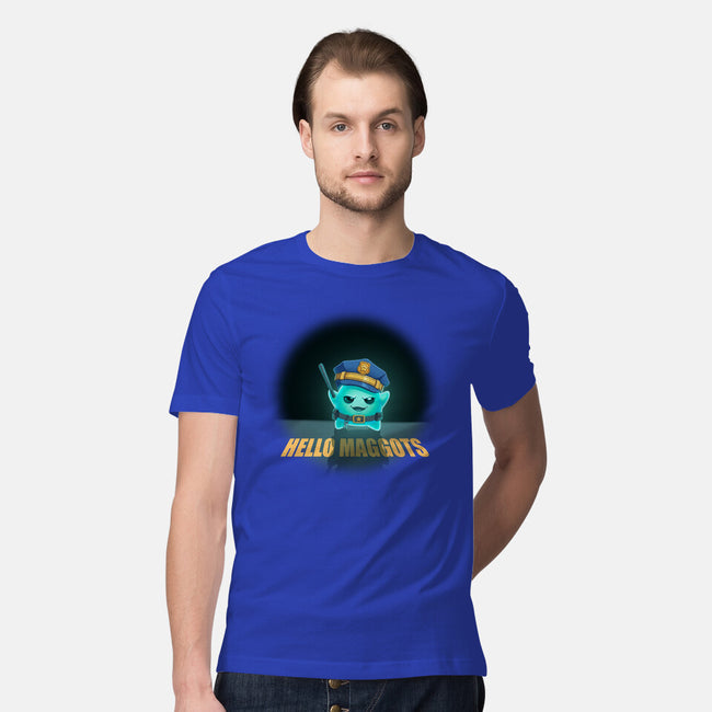 Hello Maggots-Mens-Premium-Tee-Millersshoryotombo