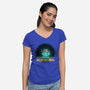 Hello Maggots-Womens-V-Neck-Tee-Millersshoryotombo