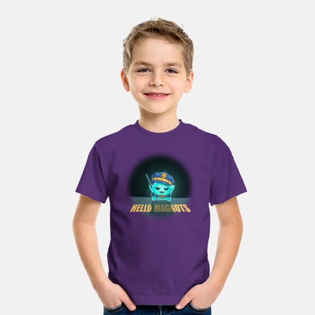 Hello Maggots-Youth-Basic-Tee-Millersshoryotombo