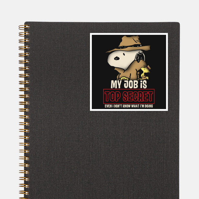 Top Secret-None-Glossy-Sticker-turborat14