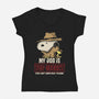 Top Secret-Womens-V-Neck-Tee-turborat14