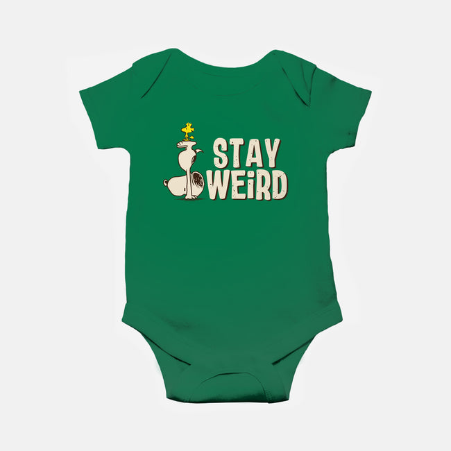 Snoopy Is Weird-Baby-Basic-Onesie-turborat14