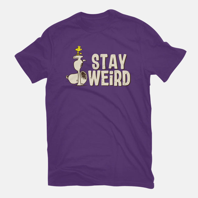 Snoopy Is Weird-Womens-Basic-Tee-turborat14