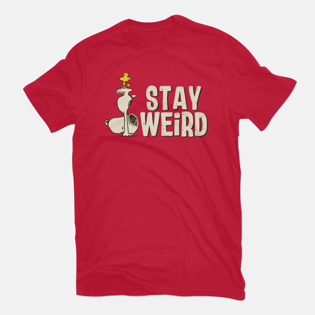 Snoopy Is Weird-Womens-Basic-Tee-turborat14