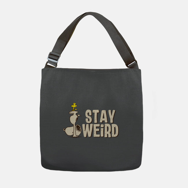 Snoopy Is Weird-None-Adjustable Tote-Bag-turborat14