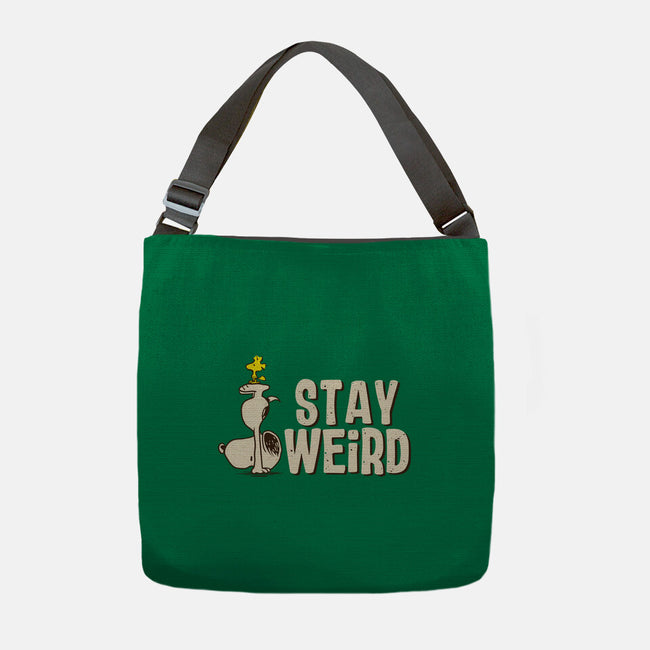 Snoopy Is Weird-None-Adjustable Tote-Bag-turborat14