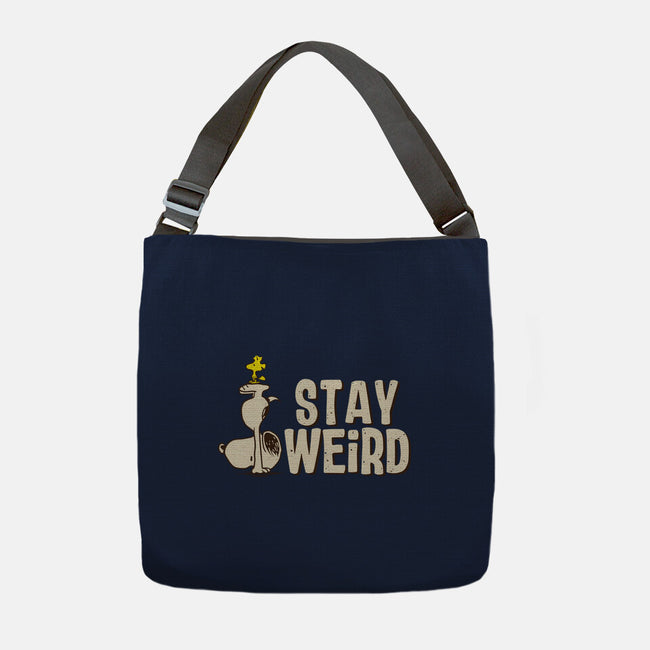 Snoopy Is Weird-None-Adjustable Tote-Bag-turborat14