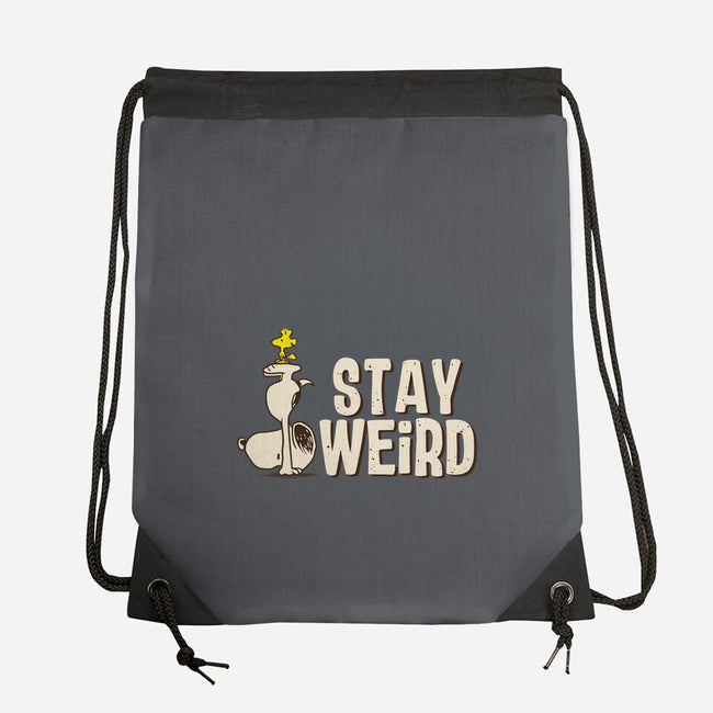Snoopy Is Weird-None-Drawstring-Bag-turborat14