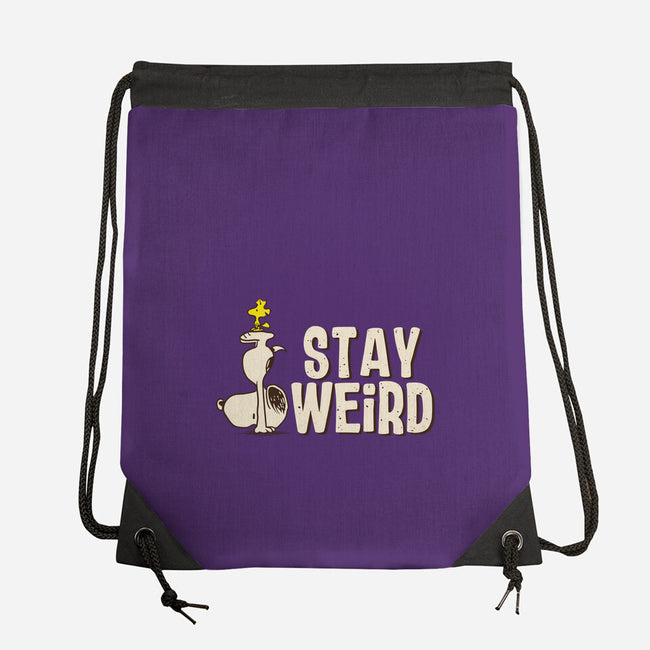 Snoopy Is Weird-None-Drawstring-Bag-turborat14