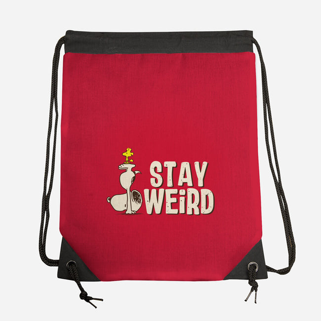 Snoopy Is Weird-None-Drawstring-Bag-turborat14