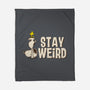 Snoopy Is Weird-None-Fleece-Blanket-turborat14