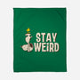 Snoopy Is Weird-None-Fleece-Blanket-turborat14