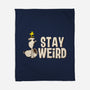 Snoopy Is Weird-None-Fleece-Blanket-turborat14