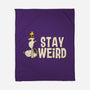 Snoopy Is Weird-None-Fleece-Blanket-turborat14
