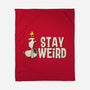 Snoopy Is Weird-None-Fleece-Blanket-turborat14