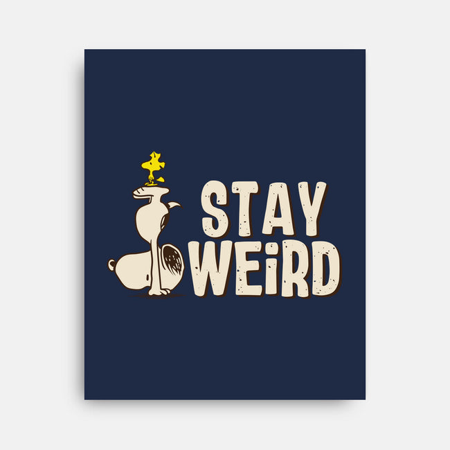 Snoopy Is Weird-None-Stretched-Canvas-turborat14