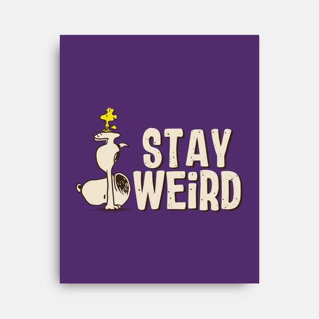 Snoopy Is Weird-None-Stretched-Canvas-turborat14