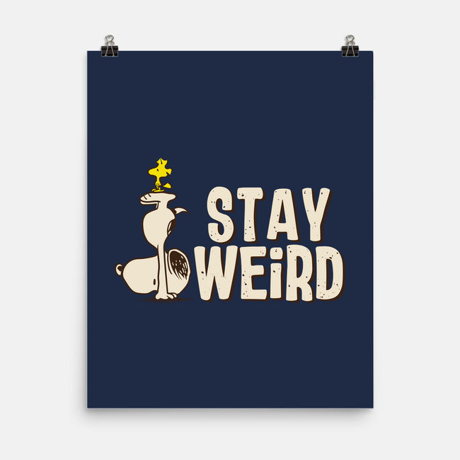 Snoopy Is Weird-None-Matte-Poster-turborat14