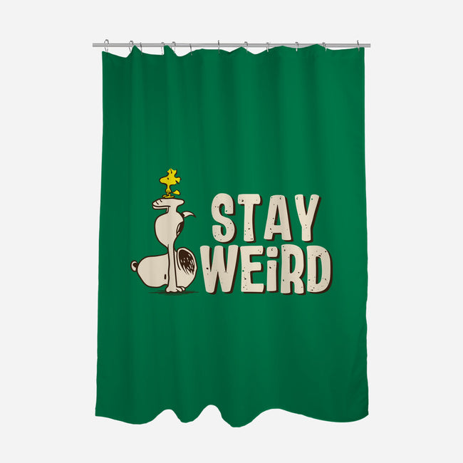 Snoopy Is Weird-None-Polyester-Shower Curtain-turborat14
