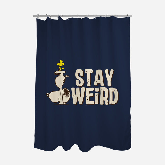 Snoopy Is Weird-None-Polyester-Shower Curtain-turborat14