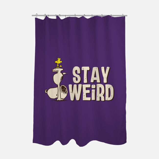 Snoopy Is Weird-None-Polyester-Shower Curtain-turborat14