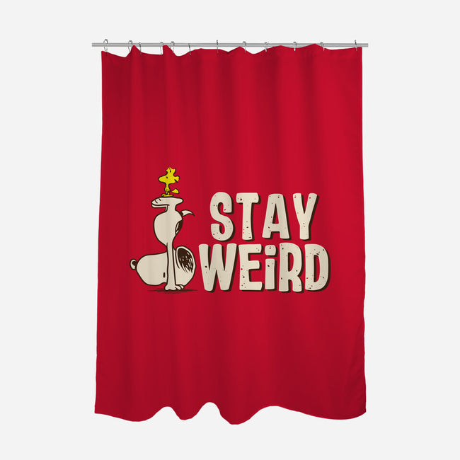 Snoopy Is Weird-None-Polyester-Shower Curtain-turborat14