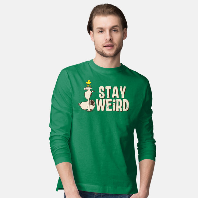 Snoopy Is Weird-Mens-Long Sleeved-Tee-turborat14
