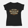 I've Never Been This Old Before-Womens-V-Neck-Tee-Popnotic