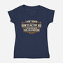 I've Never Been This Old Before-Womens-V-Neck-Tee-Popnotic