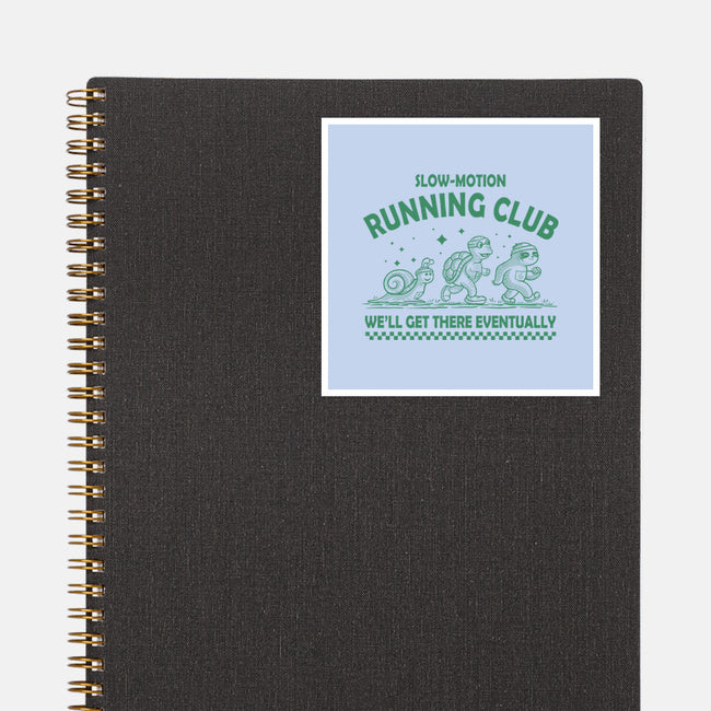 Slow Motion Running Club-None-Glossy-Sticker-erion_designs