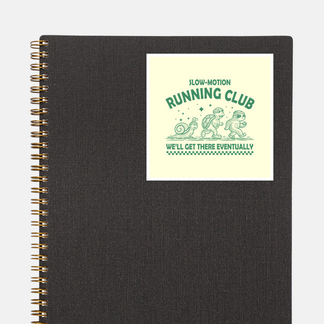 Slow Motion Running Club-None-Glossy-Sticker-erion_designs