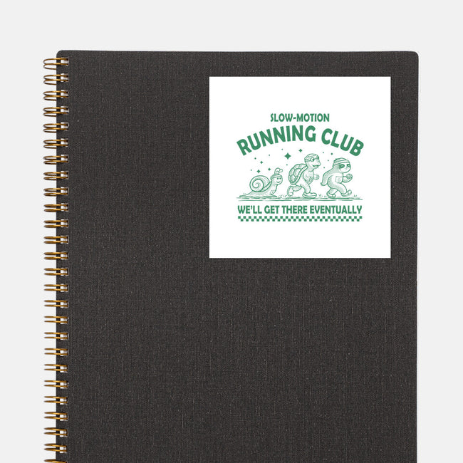Slow Motion Running Club-None-Glossy-Sticker-erion_designs