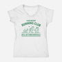 Slow Motion Running Club-Womens-V-Neck-Tee-erion_designs
